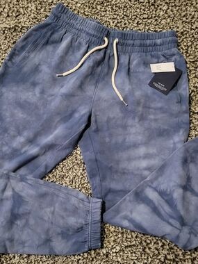 *NWT GAP Blue Tie-Dye Jogger Sweatpants SZ S
